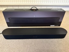 Sonos Beam Smart Soundbar - Black (gen-1) Boxed and Excellent Condition - MINT