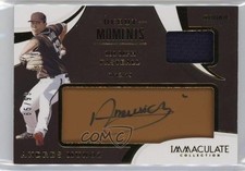 2020 Immaculate Debut Moments Relics Tan Leather 65/99 Andres Munoz Auto 0x3q