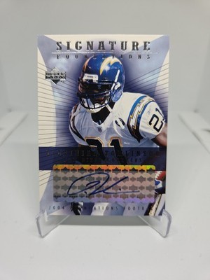 LaDainian Tomlinson 2004 UPPER DECK SIGNATURE FOUNDATIONS AUTOGRAPH #SF-LT