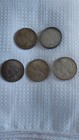 Lot of 5 Morgan/Peace Dollars 1923-D, 1927-D, 1923-P, 1923-S Coins 90% Silver — photo 1