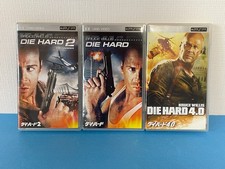 UMD Video - Die Hard 1, 2, & 4 - Bruce Willis - PSP - Japanese + English