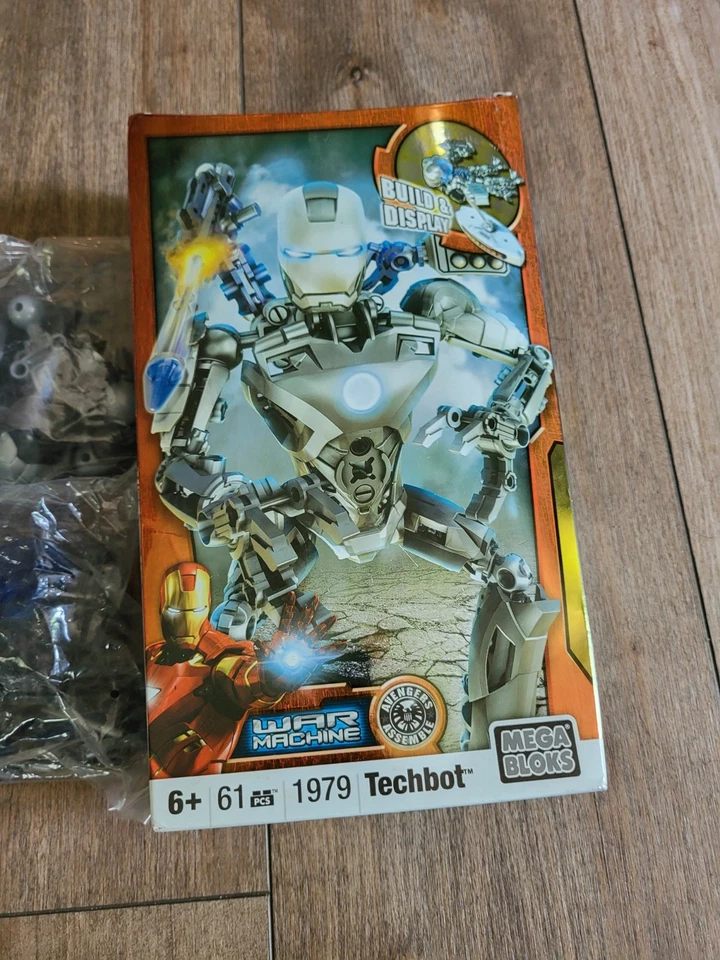 Mega Bloks Avengers Assemble 1979 Máquina de Guerra Iron Man 2 61 Piezas Set Nuevo Abierto  Foto 2 de 4