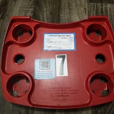 Sonic Drive In Red Plastic Car Hop Tray Food Drink Holder Car Show 2009 #7