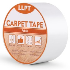 LLPT Double Sided Carpet Tape | 50mm x 5m | Residue Free Heavy Duty Removable E
