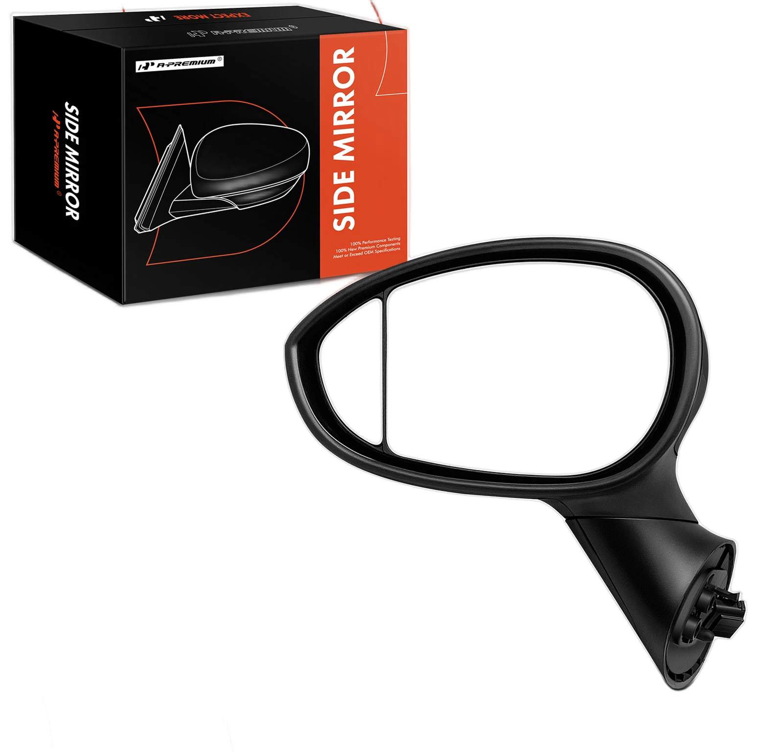 A-Premium Driver Power Mirror w/ Manual Folding Heated for Fiat 500 2012-2018