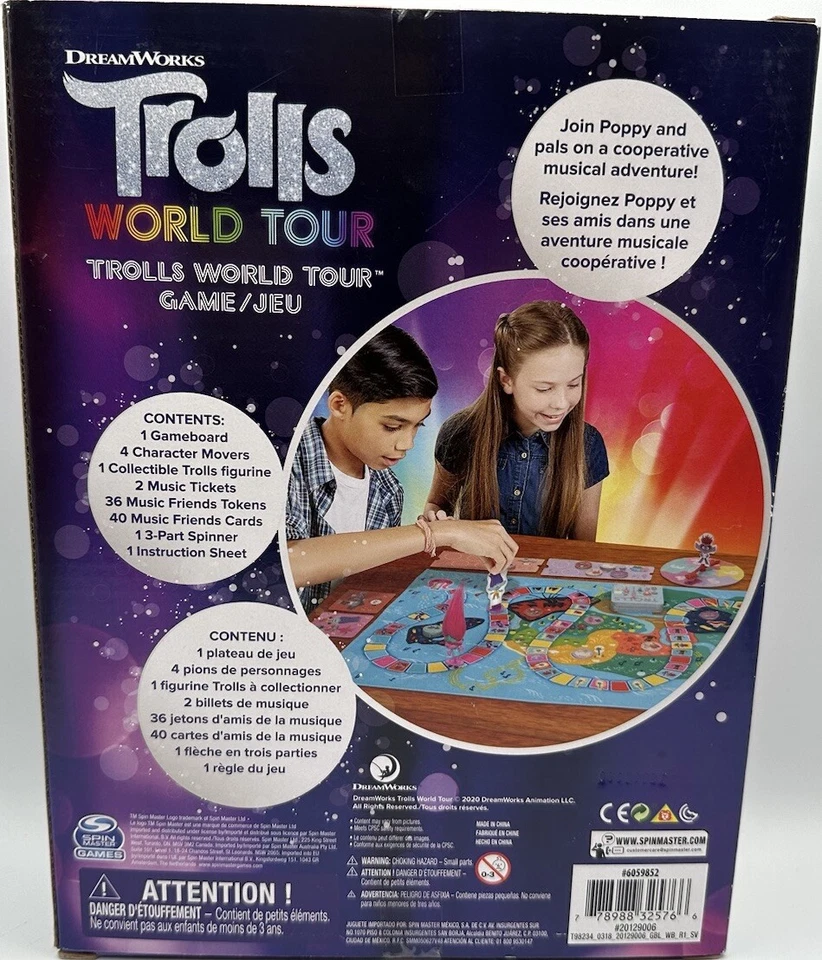 Trolls World Your Game 1 Collectible Troll Figurine Spinmaster DreamWorks  - Image 4 of 4