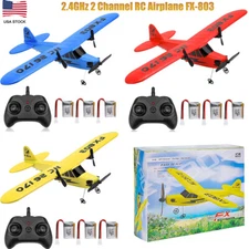 EPP Foam RC Plane FX-803 RTF RC Plane 2.4GHz 2CH EPP Remote Control Airplane US