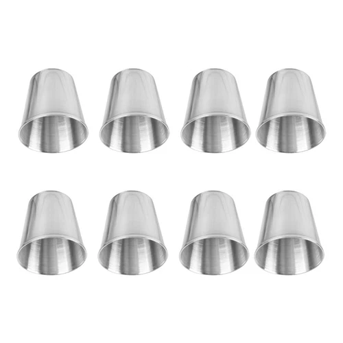  6 Pcs Stainless Steel Wine Glass Man Travel Cups Reusable Camping