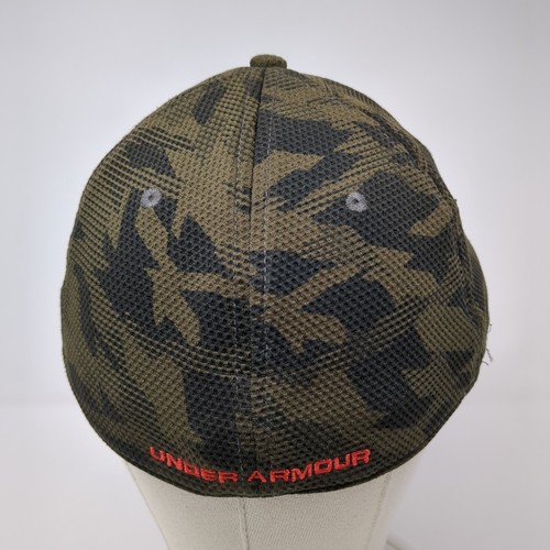 Under Armour eng anliegende Mütze Camouflage Large/XL gesticktes Logo Outdoor 6 Panel - Bild 5 von 8
