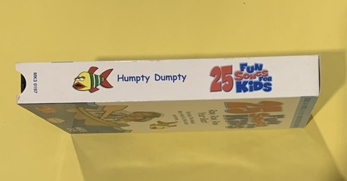 25 Fun Songs For Kids Row Row, Row Your Boat VHS Tape Tested Error Humpty Dumpty - Imagen 5 de 8