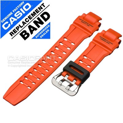 Casio Orange Rubber Watch Band for 