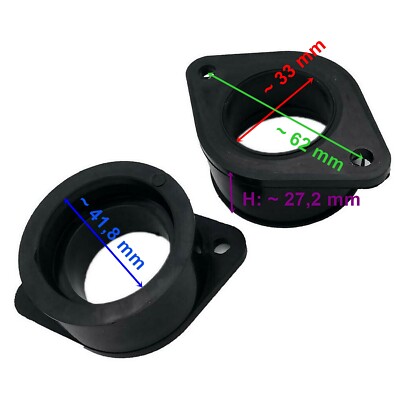 ❤️❤️❤️ VERGASER ANSAUGSTUTZEN für KAWASAKI Z 400 KZ 440 74-83 16065-1027