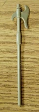 Vintage Castle Grayskull Weapon axe halberd beige MOTU Mattel tan original