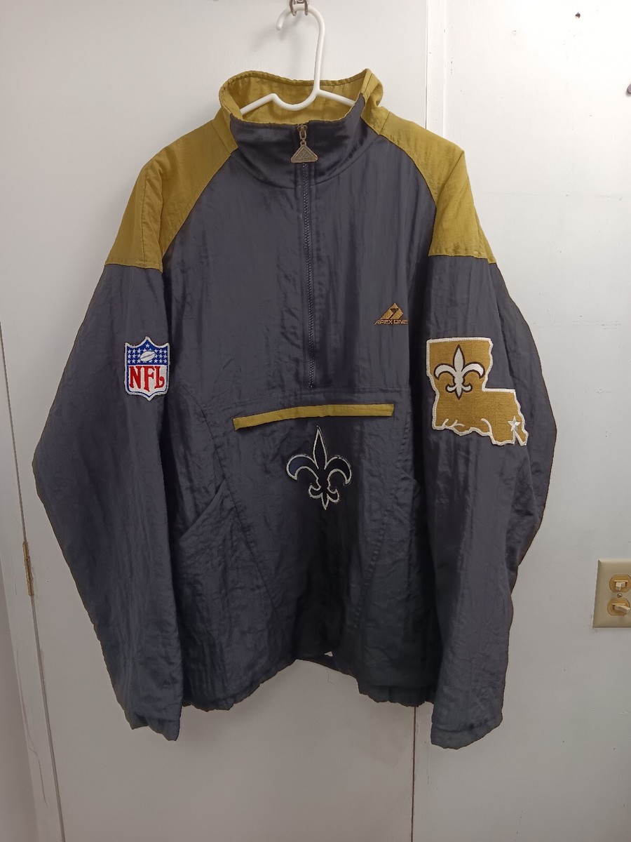 Vintage 90s New Orleans Saints Jacket APEX ONE Size Large | eBay