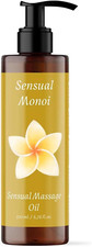 Huile De Massage Relaxante Fleur De Monoï - BIO - 200Ml - Pour Des Massages Corp