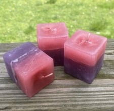 Romantic Evening Jasmine and Rose Candles Crystal Journey Candles square votives