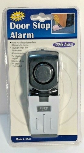 New Door Stop Alarm 120 db Model # DSA1 SEALED - Picture 1 of 2