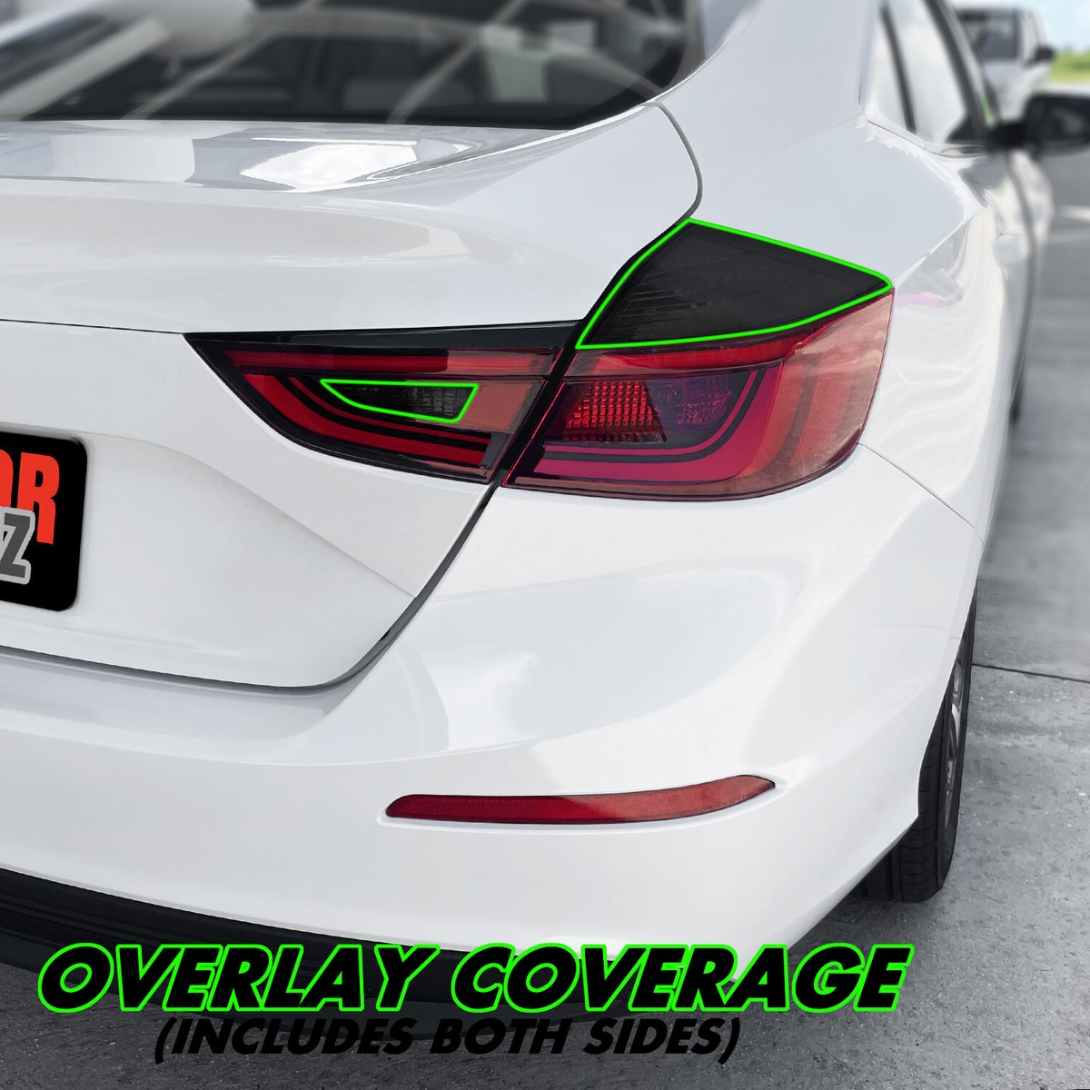 FOR 19-22 Honda Insight Tail Light Turn Signal & Reverse SMOKE