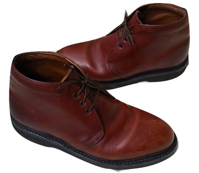 VINTAGE BARRIE LTD. CUSTOM GRADE BRITISH TAN CHUKKA ANKLE BOOTS