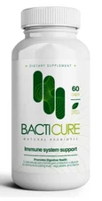 BACTICURE Original Probiótico Natural probiotic,Capsule,60 count