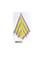 BattleStar Galactica MAJOR Insignia Patch Set - 2 x BSG73