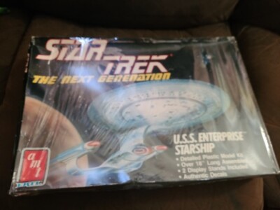 AMT Ertl Star Trek The Next Generation USS Enterprise Plastic Model Kit 6619