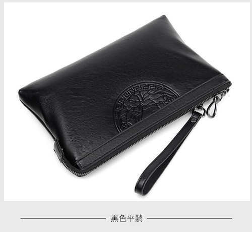 Cartera sin asas de negocios para hombre con cremallera bolsa sobre gran capacidad - Imagen 18 de 24