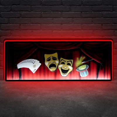 Theatre of Magic Pinball Topper LED Lightbox 3D Printed Lightbox Rock Your Game