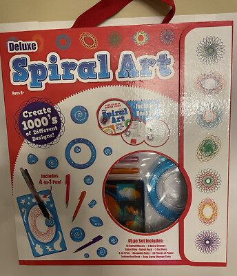 Deluxe Spiral Art by L&A HK Co LTD 13 Spiral Wheels 3 Spiral Frames Spiral Ring