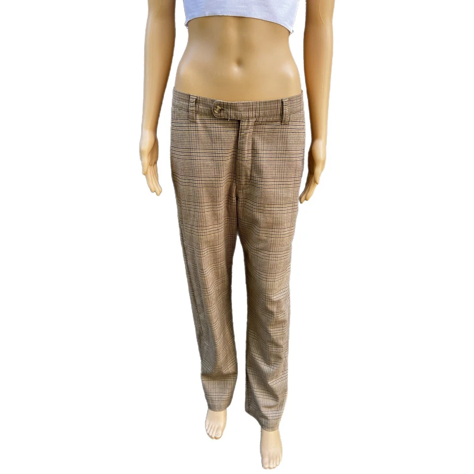 Pantalones vintage Guess años 90 Guess EE. UU. Pantalones holgados a cuadros - Para mujer 30x29 Foto 2 de 4