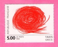 FRANCE - 1993 - YT 2834**MNH - SERIE ARTISTIQUE - TAKIS - COTE 3€