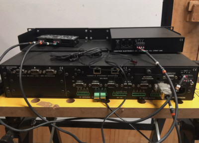 Crestron AV2 3-Slot Audio Visual Control Processor CNXCOM-2 C2ENET-2 RF Gateway