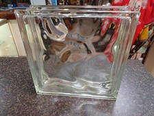 Glass Block Terrarium Planter Beta Fish 11 3/4" Tall Heavy Duty