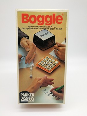 Boggle wer findet die meisten Wörter? Parker 1978 Unbespielt NEU unbespielt