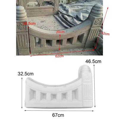 Kunststoff weiß Gartenzaun Gießform Beton Gips Ziegel wiederverwendbar Gießen