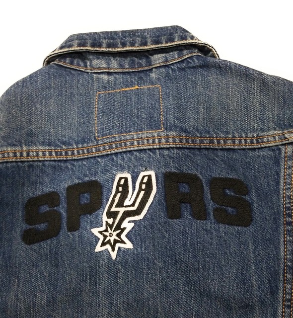 Levis NBA San Antonio Spurs Womens Denim Trucker Jacket Jean Size Small S eBay