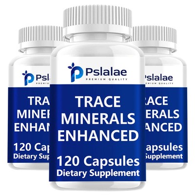 Trace Minerals Enhanced - Zinc, Lodine, Optimal Health, Metabolism Health