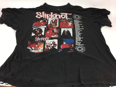 Slipknot European 2004 Tour Vintage T-shirt Slayer Slipknot