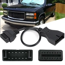 GM 12 Pin OBD1 to 16 Pin OBD2 Convertor Adapter Cable For Diagnostic Scanner US