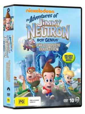 THE ADVENTURES OF JIMMY NEUTRON : COMPLETE + 2001 MOVIE [ALL REGIONS] (10DVD)