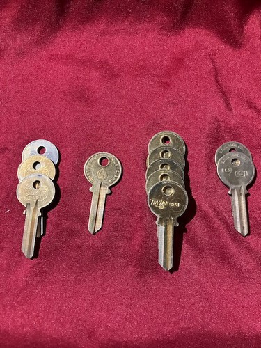 Lot Of 12 EL3 Keyblanks, For Elgin Locks