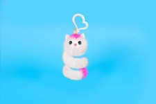 B14 POMSIE POOS PETS PLUSH WEARABLE Pom Pom PET Mini Pomsies Luna RARE Unicorn