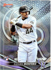 2022 Bowman's Best #46 Elehuris Montero RC Colorado Rockies