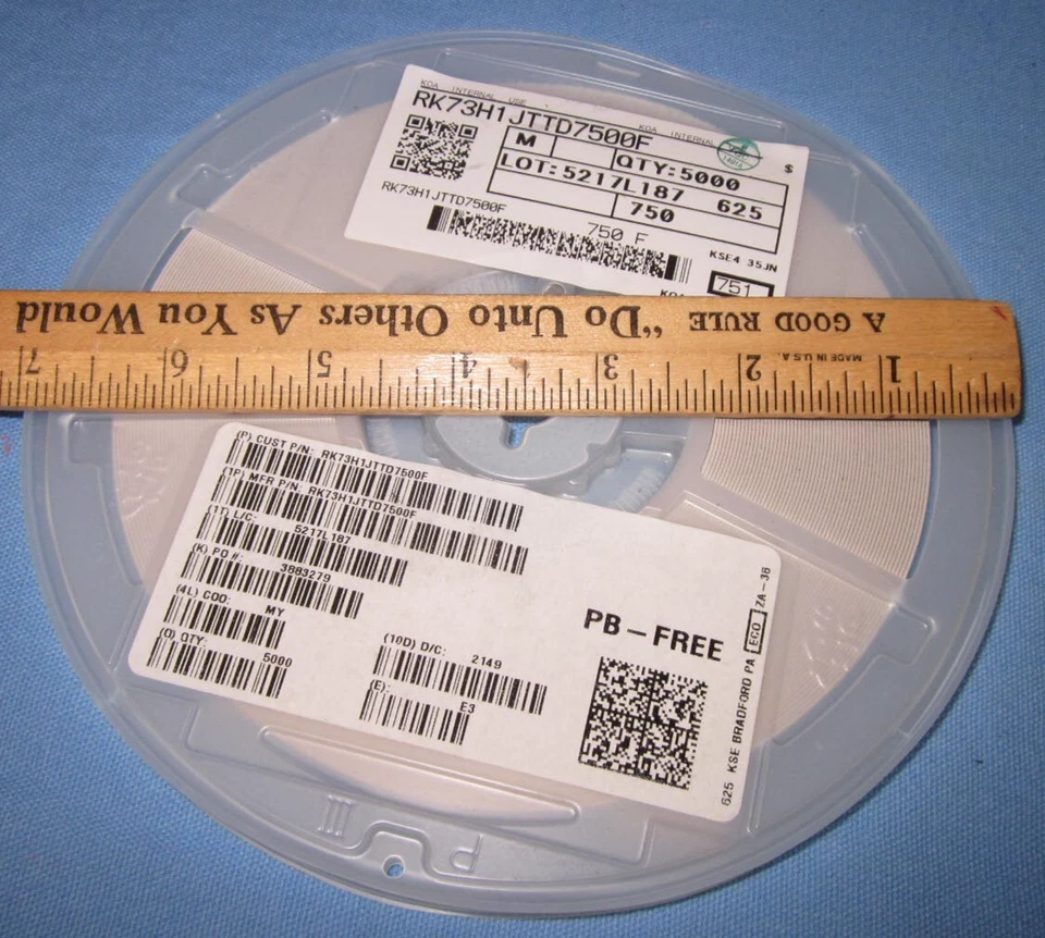 KOA Speer RK73H1JTTD7500F .. a Reel of 5000 - Image 4 of 4