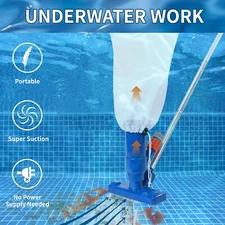 Swimming Pool Spa Suction Vacuum Head Cleaner Cleaning Kit Pool Accessories Tool