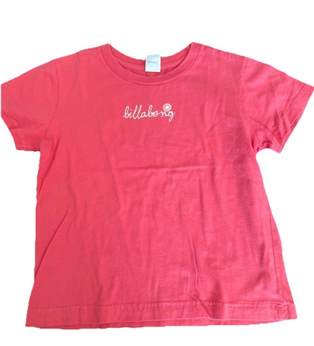 Billabong Billy Girl Pink Tee Large Girls Vintage Y2k Surf Fits Teen XS petite