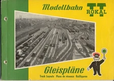 catalog ROKAL 12 mm gauge TT 1961 track plans D E F NL bb
