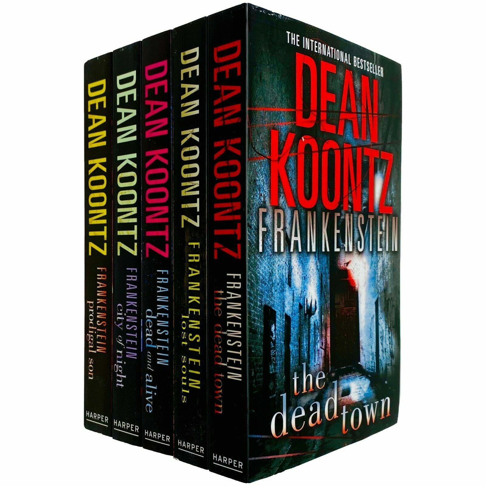 Frankenstein Series 5 Books Collection Set by Dean Koontz Prodigal Son, City of