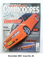 Australian Street Commodores Magazine   November 2001  Issue No. 48