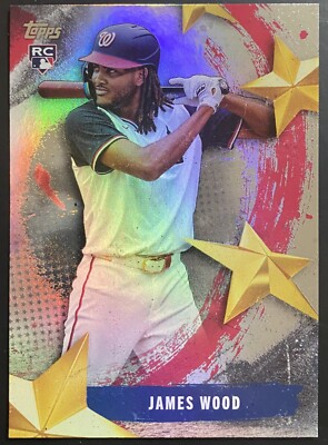 再値下げ　MLB 野球カード　ジアンビー　カンセコ　ほか 2025 Topps Series 1 Stars of MLB James Wood SMLB-18 ROOKIE
